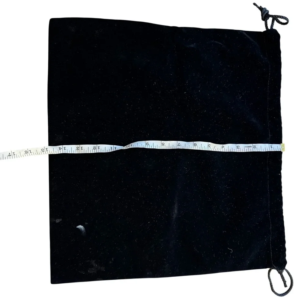 Island Shangri-La Shoe Shine Bag Velvet Drawstring Travel Storage Case Hong Kong